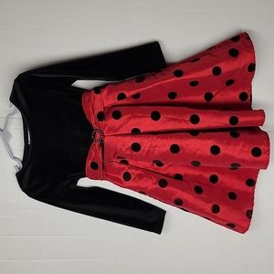 Gently used girls Holiday dress
